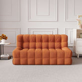 Comfortable tufted corduroy bean bag chair with soft upholstery, perfect for lazy lounging